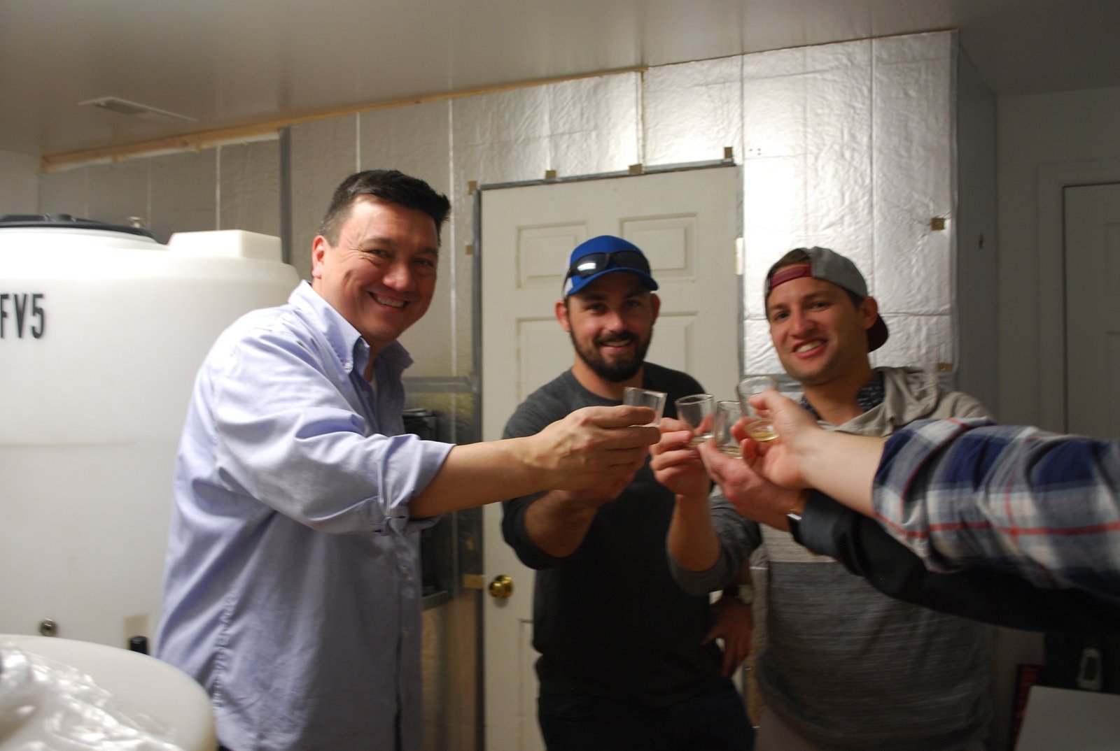 homebrewers learning from John the Brewer